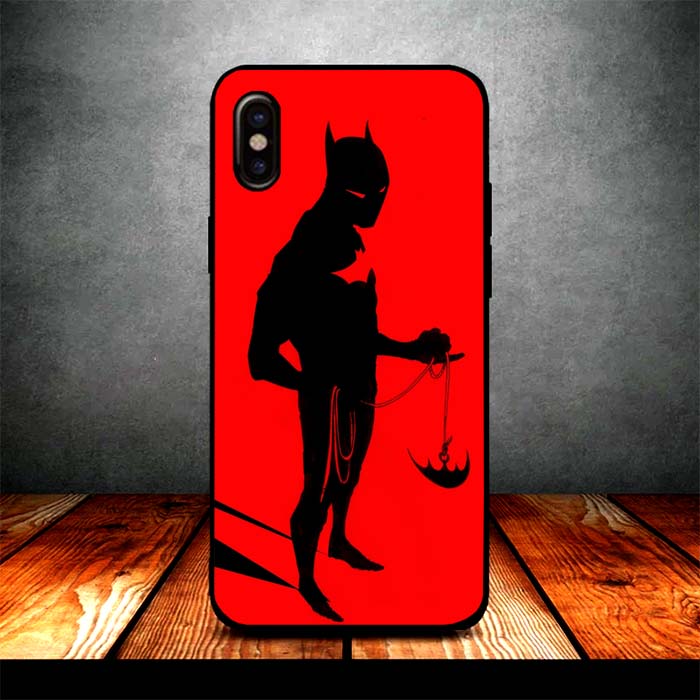 batman gotham silhouette iPhone X Case