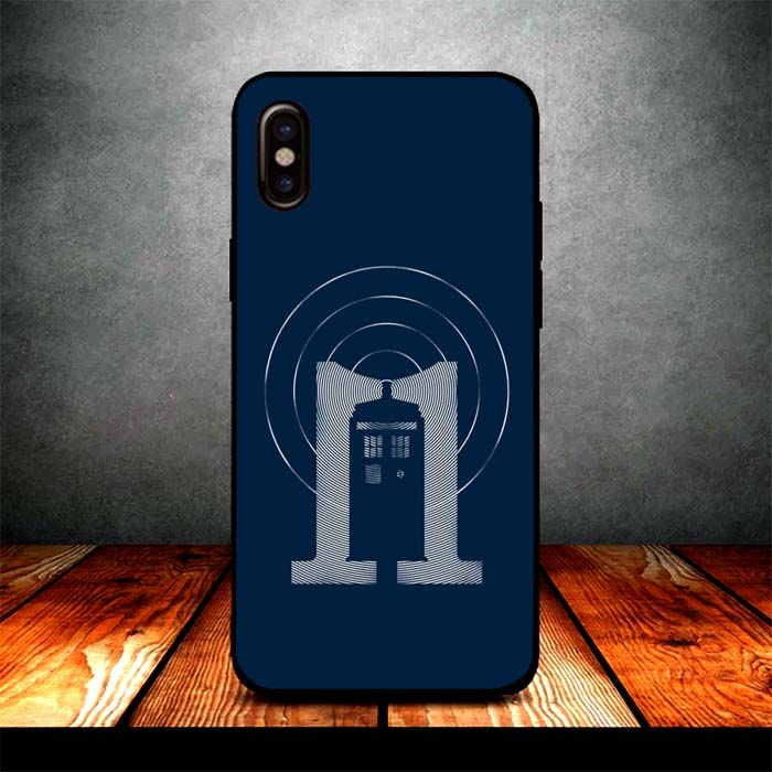 dr who phone booth space iPhone X Case