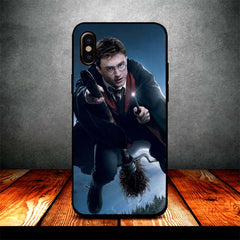 harry potter firebolt iPhone X Case