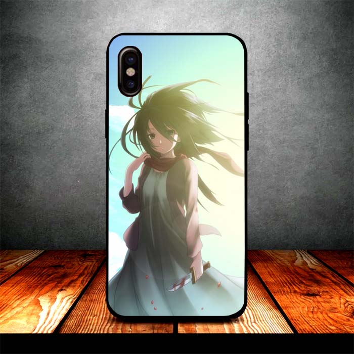 mikasa and titan iPhone X Case