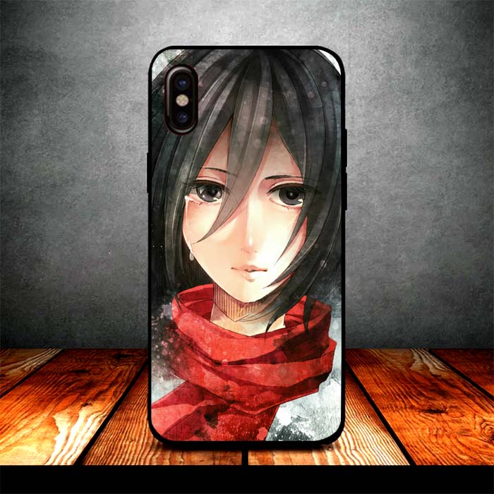 mikasa and titan iPhone X Case