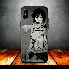 mikasa and titan iPhone X Case