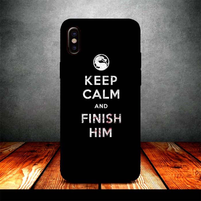 mortal kombat keep calm iPhone X Case