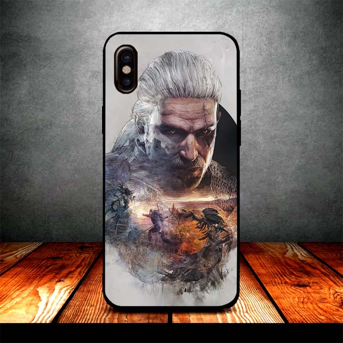 the witcher geralt draw sword iPhone X Case