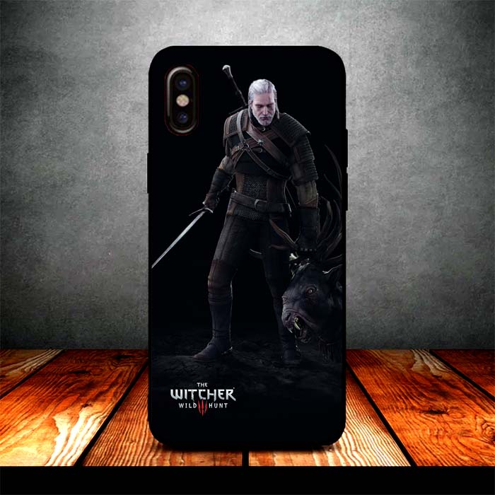 the witcher geralt draw sword iPhone X Case