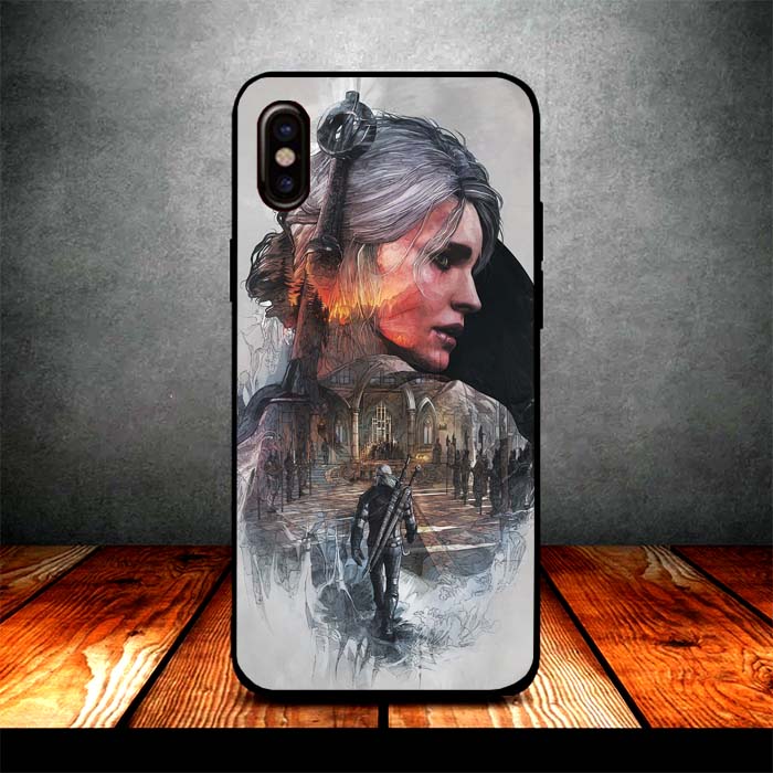 the witcher geralt draw sword iPhone X Case