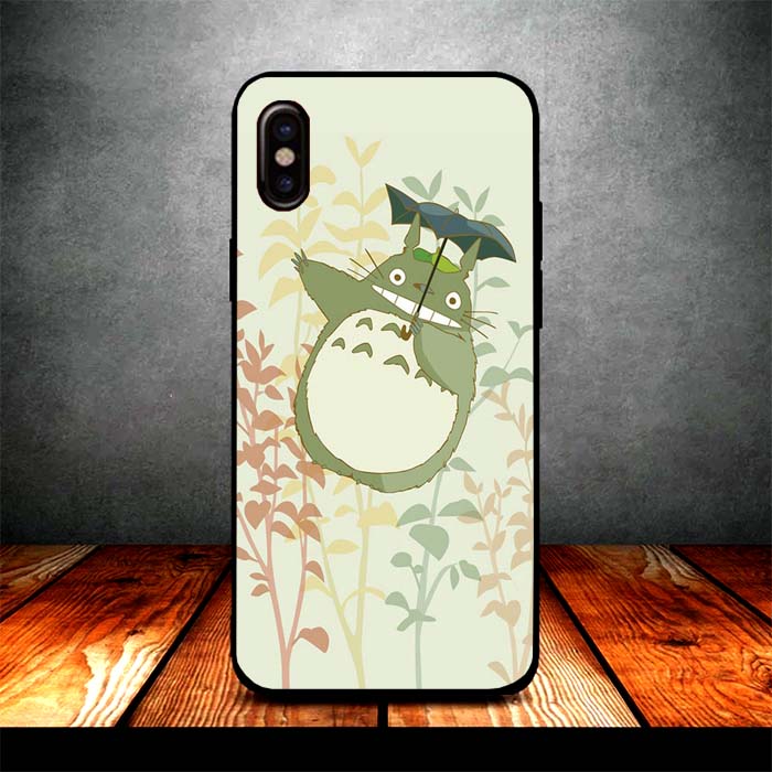 totoro falls with umbrella iPhone X Case totoro falls with umbrella iPhone X Case