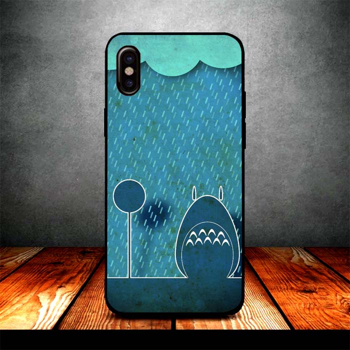 totoro garden silhouette iPhone X Case