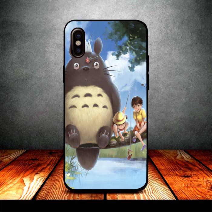 totoro garden silhouette iPhone X Case